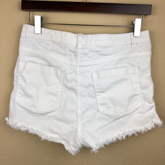 H&M Womens Shorts, White Lace Size 10 - Picture 6 of 8